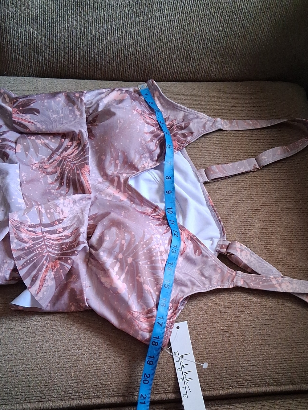 Nicole Miller 3 Tier Tankini Swimwear NWT - Picture 6 of 12